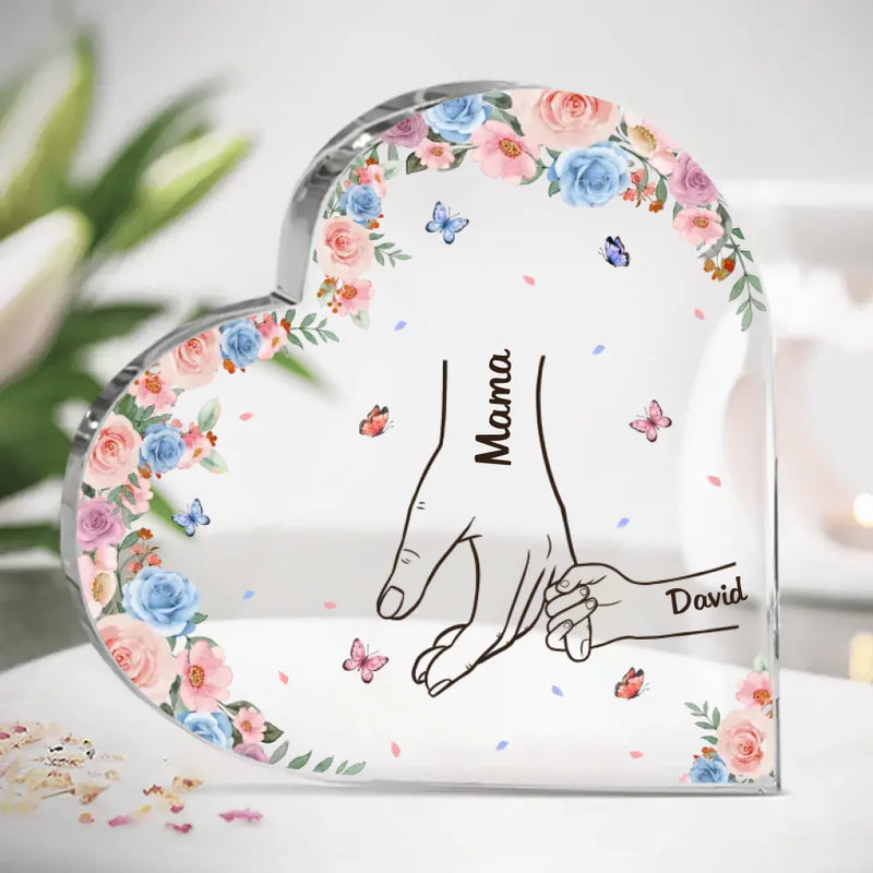 Custom Family Name Mother Gifts - Personalized Shaped Acrylic Plaque