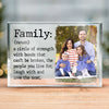 Custom Photo A Circle Of Strength With Bonds That Can't Be Broken  - Family Personalized Custom Rectangle Shaped Acrylic Plaque - Gift For Family Members