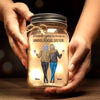 You Make My World Brighter Just By Being In It - Bestie Personalized Custom Mason Jar Light - Gift For Best Friends, BFF, Sisters