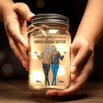 Custom Name Sister Gifts for Best Friends - Personalized Mason Jar Light