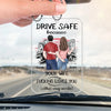 Take Care And Come Back Safe - Couple Personalized Custom Car Ornament - Acrylic Custom Shaped - Gift For Husband Wife, Anniversary