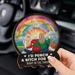 Custom Name Funny Best Friend Gifts for Women - Personalized Car Visor Clip