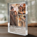 Custom Photo Anniversary Gifts for Couples - Personalized Shaped Acrylic Plaque