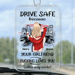 Custom Name Funny Wife Gifts - Personalized Car Ornament