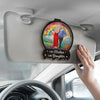 Forever My Mom, Always My Friend - Family Personalized Custom Car Visor Clip - Gift For Mom, Daughter