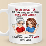 Custom Name Mother Daughter Gifts - Personalized Mugs