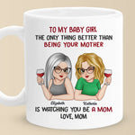 Custom Name Mother Daughter Gifts - Personalized Mugs