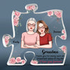 Thank You For Being Such An Important Piece Of My Life - Family Personalized Custom Puzzle Shaped Acrylic Plaque - Gift For Mom, Grandma