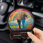 Custom Name Best Friend Gifts for Women - Personalized Car Visor Clip