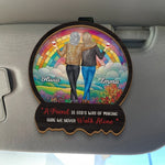 Custom Name Best Friend Gifts for Women - Personalized Car Visor Clip