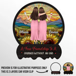 Custom Name Best Friend Gifts for Women - Personalized Car Visor Clip