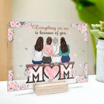 Custom Name Mom Gifts from Daughters - Personalized Acrylic Plaque