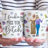 Besties Make The Good Times Unforgettable - Bestie Personalized Custom Mug - Gift For Best Friends, BFF, Sisters