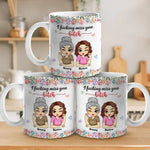 Custom Name Funny Mother Daughter Gifts - Personalized Mugs