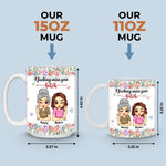 Custom Name Funny Mother Daughter Gifts - Personalized Mugs