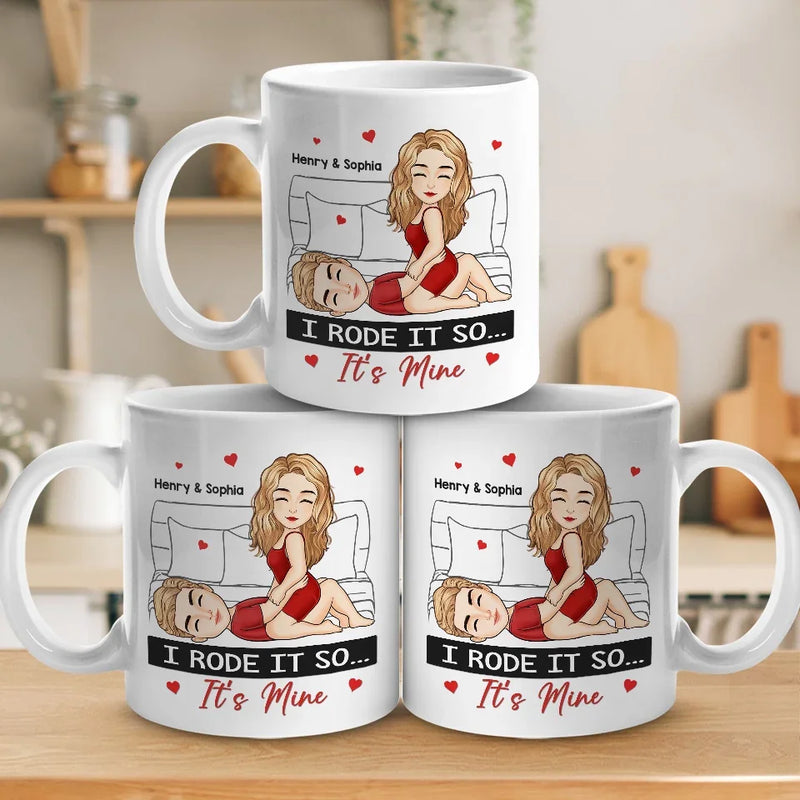 I Look At Every Day With You As A Gift - Couple Personalized Custom Mug - Gift For Husband Wife, Anniversary