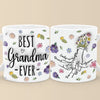 Her Hand, My Anchor In The Storm - Family Personalized Custom 3D Inflated Effect Printed Mug - Gift For Mom, Grandma