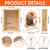 Custom Photo Home Is Wherever I'm With You - Couple Personalized Custom Frame Light Box - Gift For Husband Wife, Anniversary