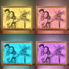 Custom Photo Together, We Can Conquer Anything - Couple Personalized Custom Frame Light Box - Gift For Husband Wife, Anniversary