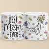 Her Hand, My Anchor In The Storm - Family Personalized Custom 3D Inflated Effect Printed Mug - Gift For Mom, Grandma