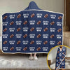 Game Day Vibes, Mom Life Pride - Personalized Custom Snuggle Blanket, Hoodie Blanket - Gift For Sport Lovers, Sport Players