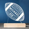 Play Hard, Shine Brighter - Personalized Custom Shaped 3D LED Light - Gift For Sport Lovers, Sport Players