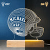 Play With Heart, Win With Pride - Personalized Custom Shaped 3D LED Light - Gift For Sport Lovers, Sport Players