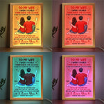 Custom Name Romantic Gifts for Wife - Personalized Frame Light Box