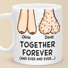 Together Forever - Couple Personalized Custom Mug - Gift For Husband Wife, Anniversary