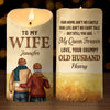 Love Is You And Me, Always - Couple Personalized Custom LED Candle - Christmas Gift For Husband Wife, Anniversary