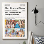 Custom Photo Best Friend Gifts for Women - Personalized Poster