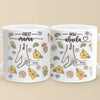 A Grandma’s Love Knows No Bounds - Family Personalized Custom 3D Inflated Effect Printed Mug - Gift For Mom, Grandma