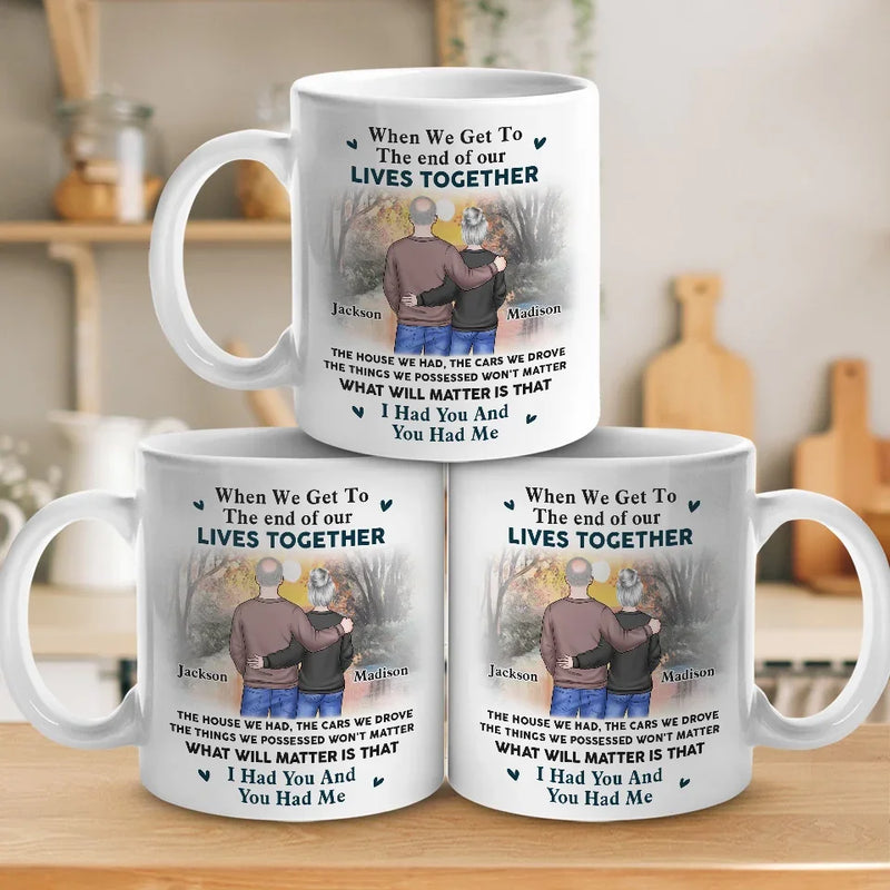 Every Sunset Is Sweeter With You - Couple Personalized Custom Mug - Gift For Husband Wife, Anniversary