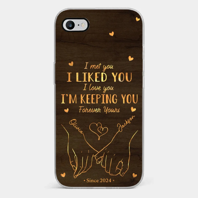 Custom Name Couple Love Gifts - Personalized Phone Case