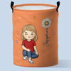 Kids Are Like Stars - Family Personalized Custom Laundry Basket - Gift For Kids
