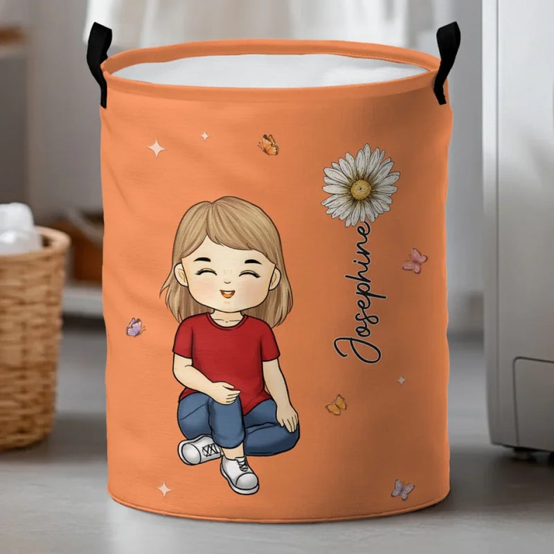 Kids Are Like Stars - Family Personalized Custom Laundry Basket - Gift For Kids