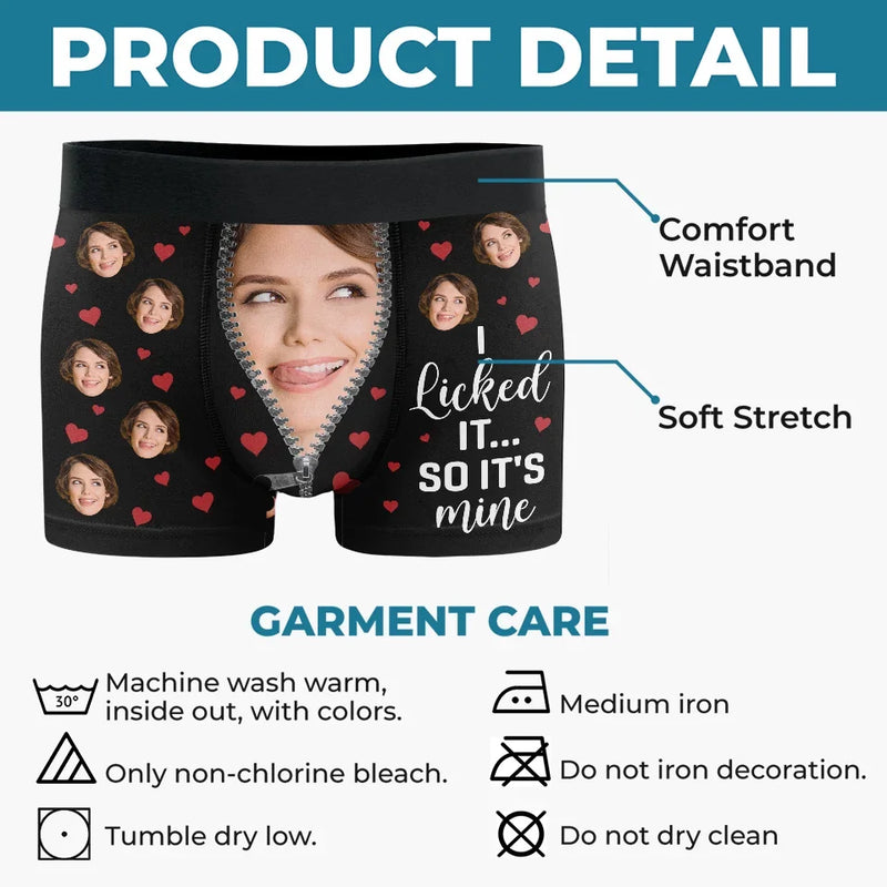 Custom Photo Some People Are Worth Melting For - Couple Personalized Custom Boxer Briefs, Men's Boxers - Gift For Husband Wife, Anniversary