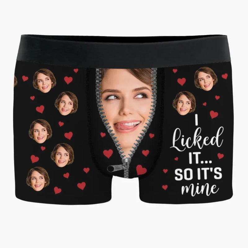 Custom Photo Some People Are Worth Melting For - Couple Personalized Custom Boxer Briefs, Men's Boxers - Gift For Husband Wife, Anniversary
