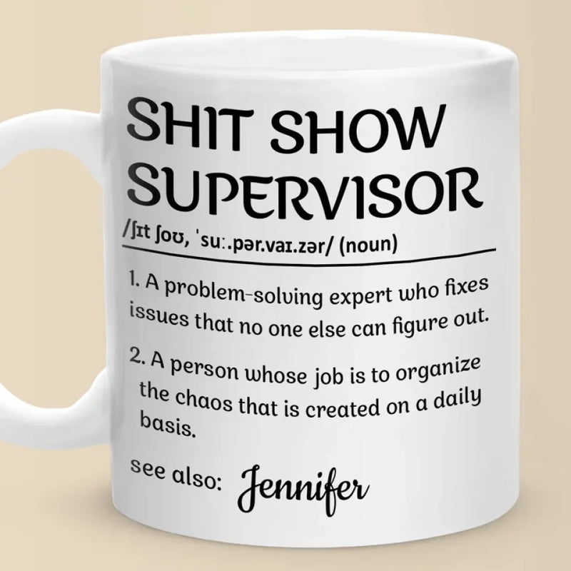 The Steady Hand - Coworker Personalized Custom Mug - Gift For Coworkers, Work Friends, Colleagues