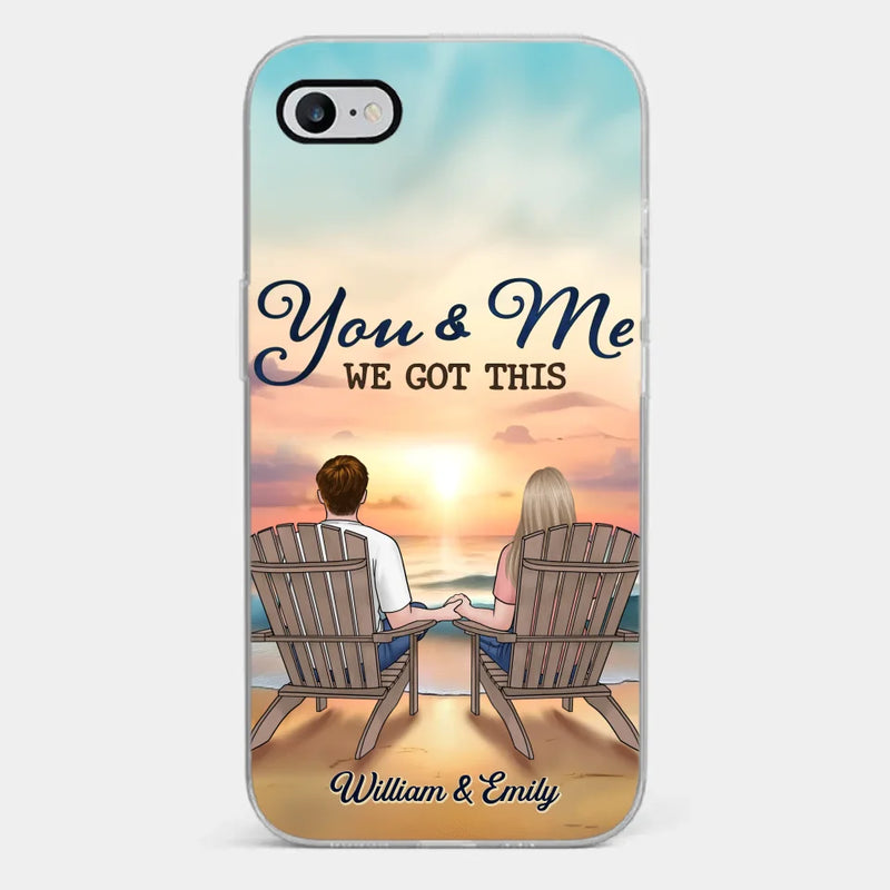 When It’s You And Me, Nothing Else Matters - Couple Personalized Custom Clear Phone Case - Gift For Husband Wife, Anniversary