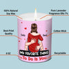 I Love You Today, Tomorrow, Forever - Couple Personalized Custom Smokeless Scented Candle - Gift For Husband Wife, Anniversary