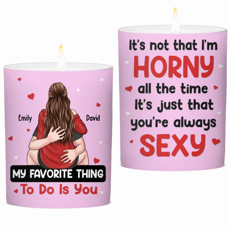 I Love You Today, Tomorrow, Forever - Couple Personalized Custom Smokeless Scented Candle - Gift For Husband Wife, Anniversary