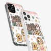 Dog Mom For Life - Dog & Cat Personalized Custom 3D Inflated Effect Printed Clear Phone Case - Gift For Pet Owners, Pet Lovers