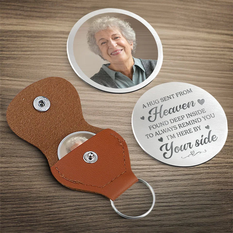 Custom Photo Your Love Is Our Eternal Memory - Memorial Personalized Custom Pocket Hug - Sympathy Gift For Family Members