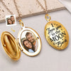 Custom Photo I Will Always Be Here For You - Couple Personalized Custom Locket Necklace - Gift For Husband Wife, Anniversary
