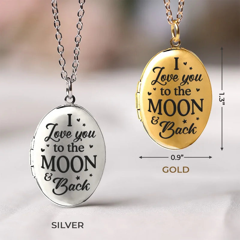 Custom Photo I Will Always Be Here For You - Couple Personalized Custom Locket Necklace - Gift For Husband Wife, Anniversary