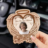 Custom Photo Not A Day Goes By That You Are Not Missed - Memorial Personalized Custom Car Visor Clip - Sympathy Gift For Family Members