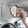 Custom Photo Deep In Our Hearts, You'll Always Stay - Memorial Personalized Custom Car Visor Clip - Sympathy Gift For Family Members
