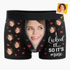 Custom Photo Some People Are Worth Melting For - Couple Personalized Custom Boxer Briefs, Men's Boxers - Gift For Husband Wife, Anniversary