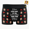 Custom Photo I Love You For Your Personality - Couple Personalized Custom Boxer Briefs, Men's Boxers - Gift For Husband Wife, Anniversary